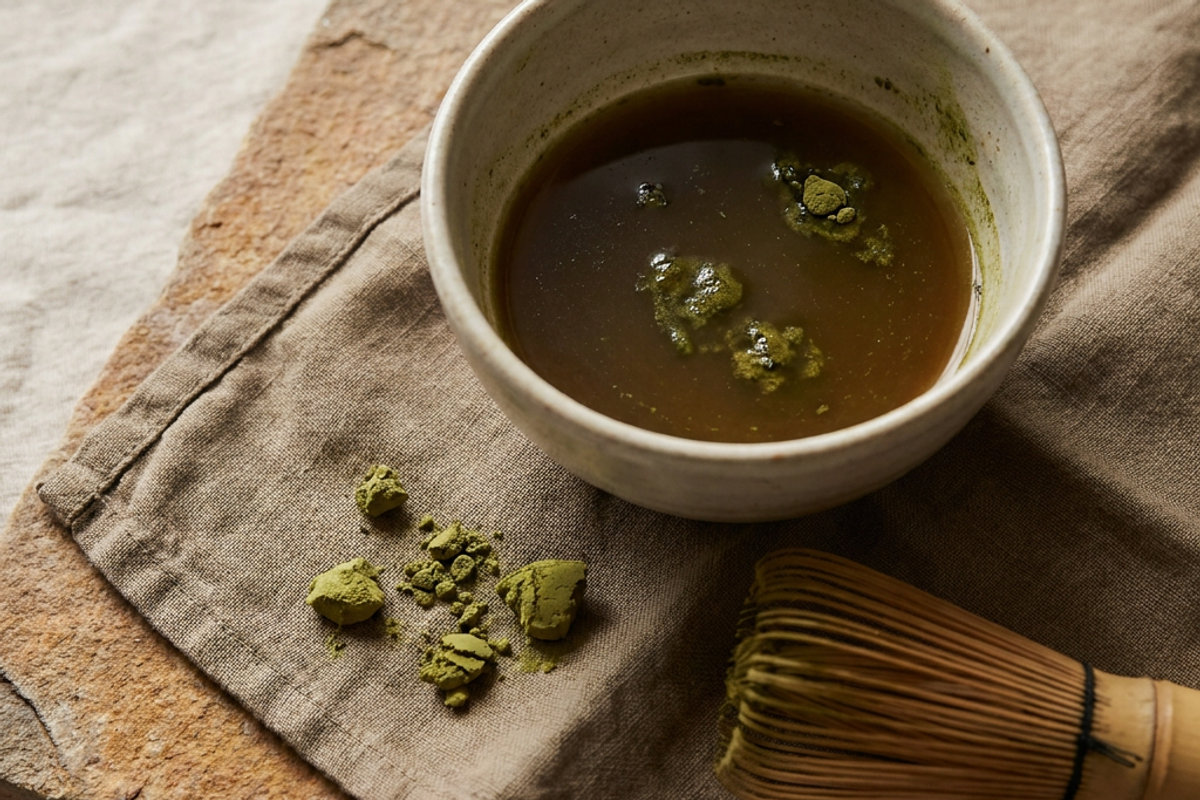 Matcha tadı neden acı olur?