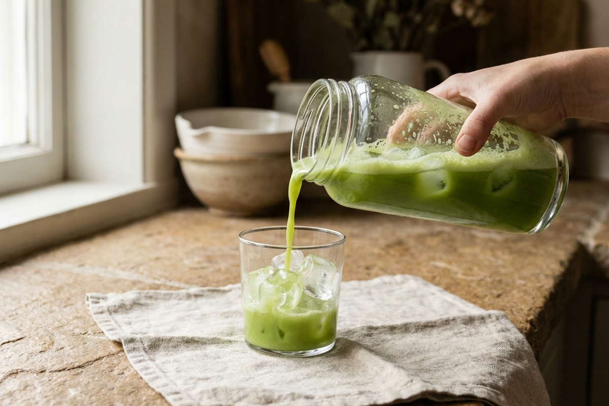 Matcha’yı soğuk hazırlamak