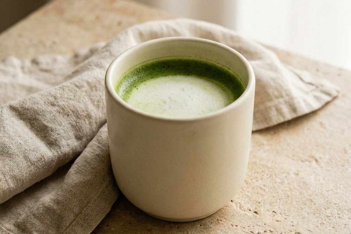 Şekersiz Minimal Matcha Latte Tarifi