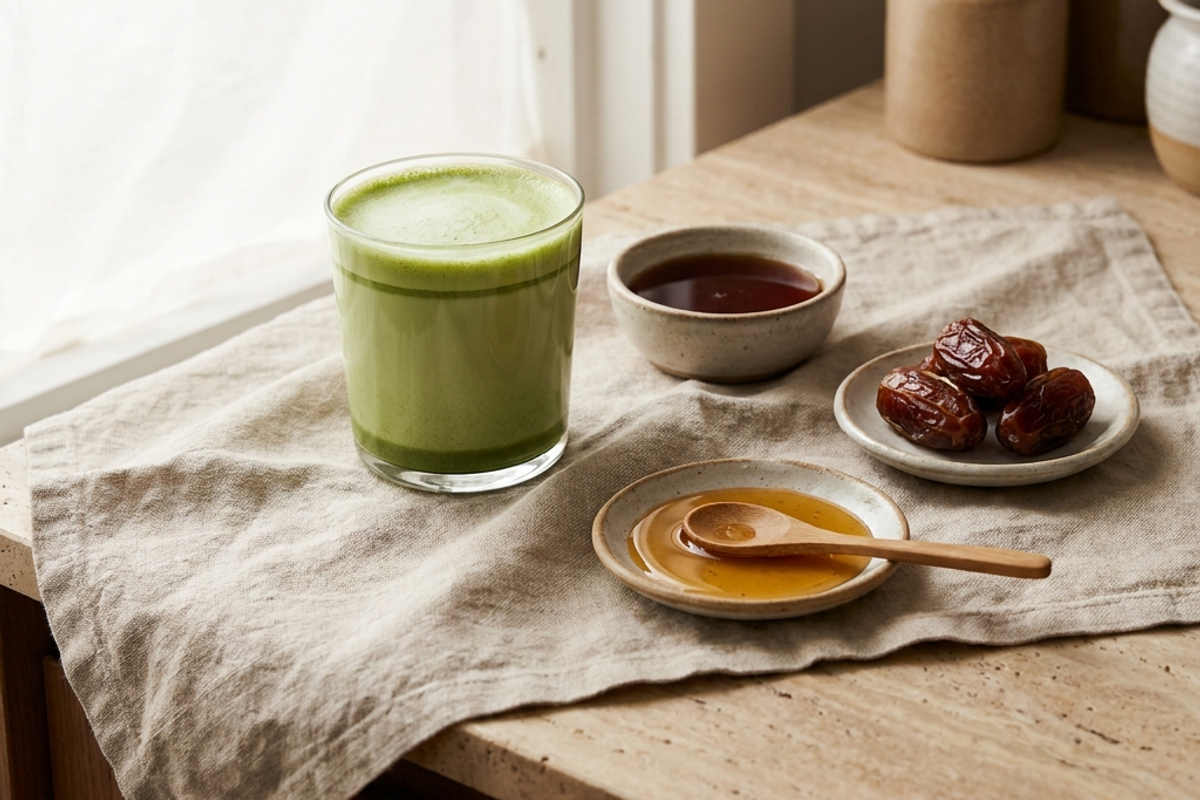 Matcha ile tatlandırıcı önerileri