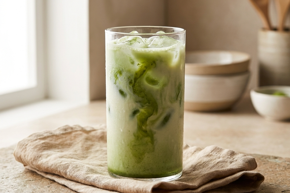 Soğuk Matcha Latte Tarifi