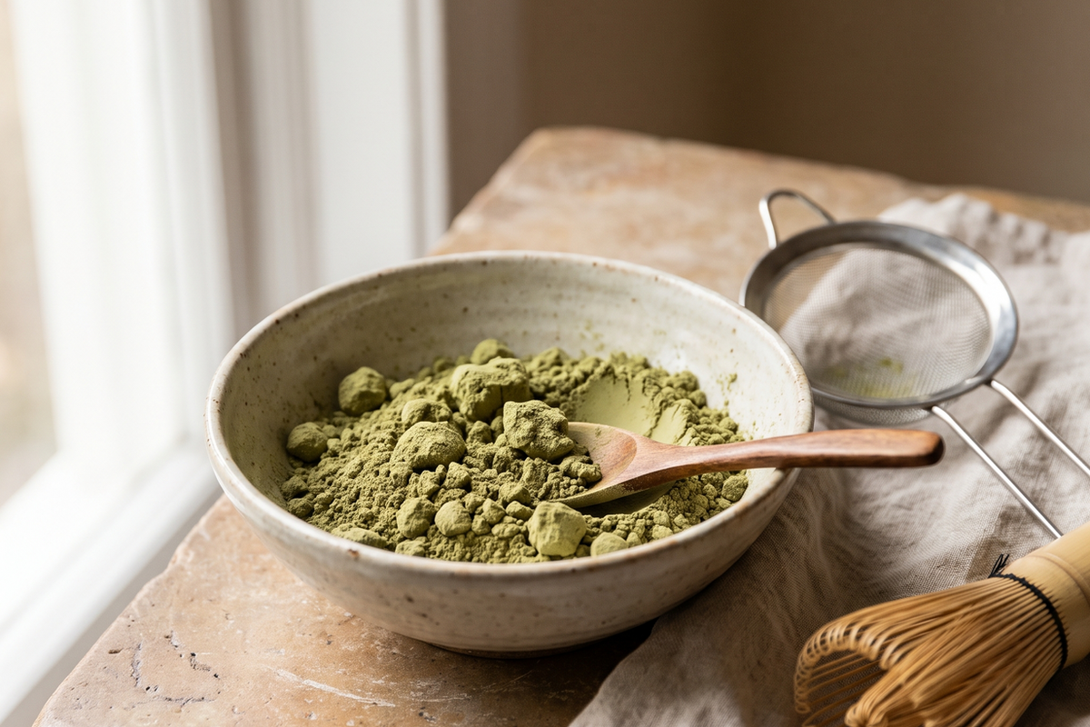 Matcha topaklanıyorsa çözüm