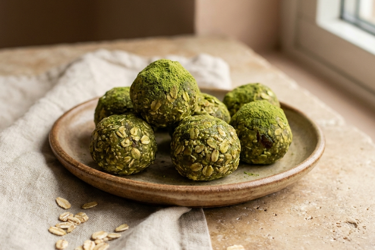Matcha Energy Ball (Atıştırmalık) Tarifi